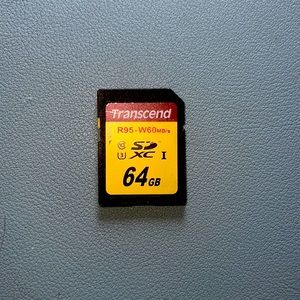 TRANSCEND Memory Card: 64 GB